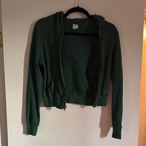 TNA Green Zip-Up Hoodie